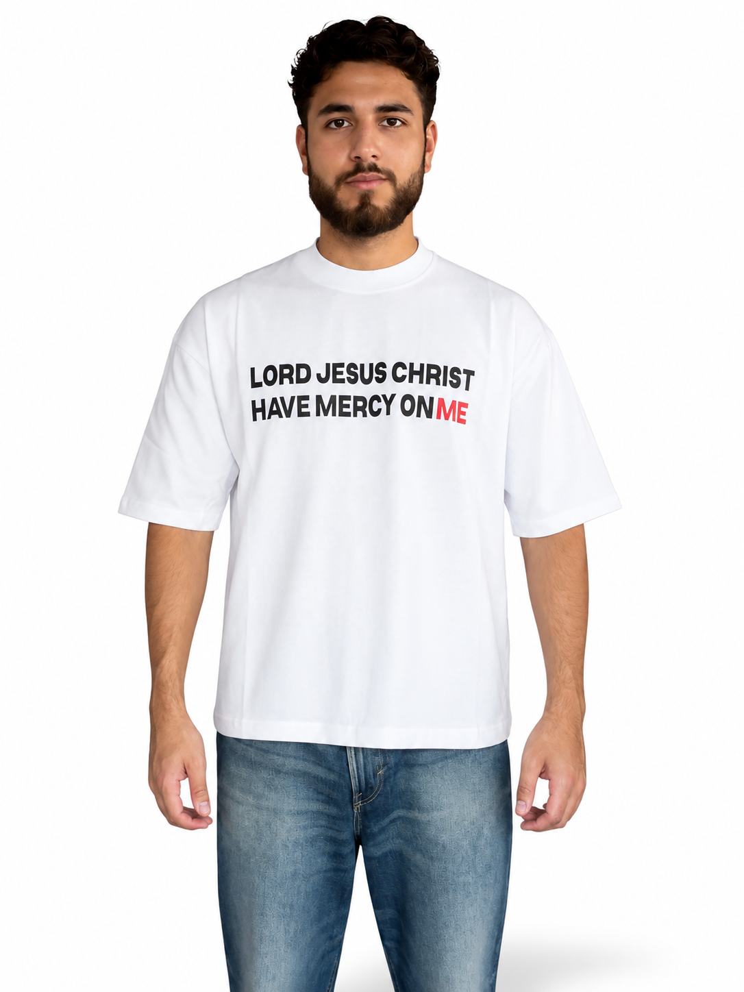 Jesus Prayer Shirt Weiß