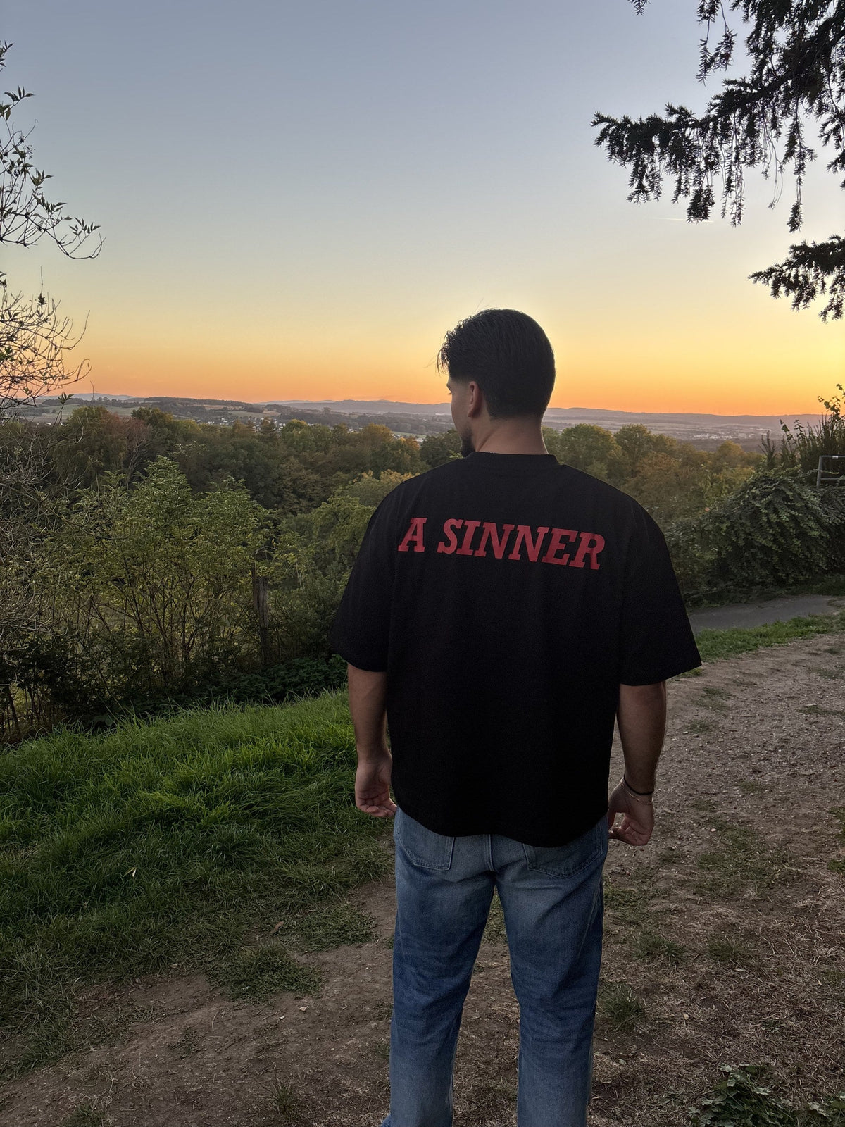 Jesus Prayer Shirt Black – Rückseite